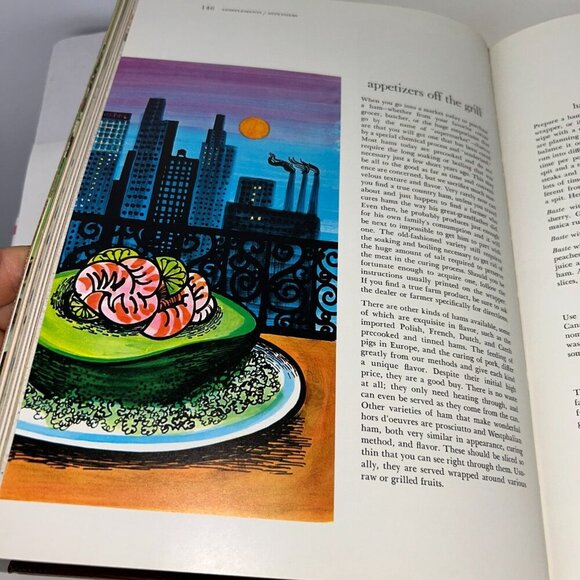 SIGNED James Beard's Treasury of Outdoor Cooking (1960) Leather Binding Beard - Picture 10 of 13